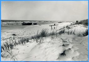 Nimmersatt, Kreis Memel Nimmersatt, In den Dünen am Strand 