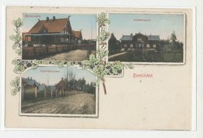 Hardteck, Ort und Bahnstation, Kreis Goldap Rominten, Kinderheim, Oberförsterei, Arbeiterhäuser Rominter Heide, Förstereien