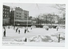 Königsberg (Pr.), Stadtkreis Königsberg Königsberg, Schloßteich im Winter Königsberg, Schloßteich