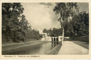 Königsberg (Pr.), Stadtkreis Königsberg Königsberg, Kaskaden am Schlossteich XVI Königsberg, Schloßteich