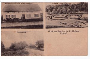 Baarden, Kreis Preußisch Holland Baarden, Gastwirtschaft Alfred Lempke 