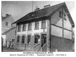 Barten Kr. Rastenburg, Kreis Rastenburg Hauptstraße (fr. Rastenburger Straße)