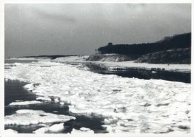 Neukuhren, Kreis Samland Neukuhren, Ostsee mit Eisschollen III Нойкурен, Балтийское море с льдинами, III
