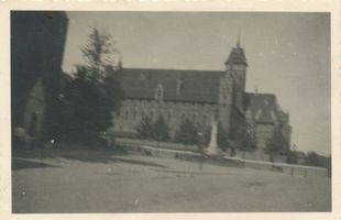 Marienburg, Westpr., Kreis Marienburg Marienburg i. Westpr., Schloß mit Abstimmungsdenkmal VIII Marienburg, Schloß
