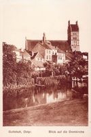 Guttstadt, Kreis Heilsberg Guttstadt, Blick auf den Dom II Гуттштадт, вид на собор, II