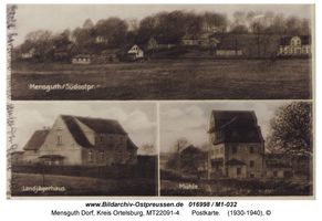 Mensguth Dorf, Kreis Ortelsburg  