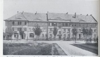 Königsberg (Pr.), Stadtkreis Königsberg Beethovenstraße Königsberg, Mittelhufen, Beethovenstraße, Beamtenwohnungen Königsberg, Stadtteil Mittelhufen
