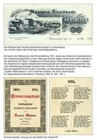 Johannisburg, Kreis Johannisburg Fischerstraße 1 Johannisburg, Fischerstraße, Festschrift Masovia-Brauerei,  Auszug Йоханнисбург, Фишерштрассе, юбилейный сборник пивоварни «Мазовия», выдержка