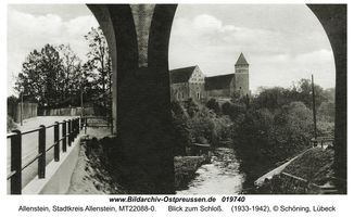 Allenstein, Stadtkreis Allenstein  Allenstein, Schloß