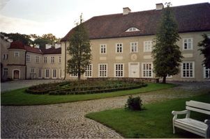 Gallingen Kr. Bartenstein, Kreis Bartenstein Gallingen Kr. Bartenstein (Gmina Bartoszyce), Schloss - Innenhof II 