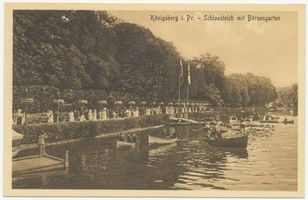 Königsberg (Pr.), Stadtkreis Königsberg Königsberg, Schlossteich mit Börsengarten VI Königsberg, Schloßteich