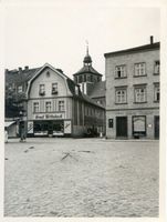 Bartenstein, Kreis Bartenstein Markt Bartenstein, Ostpr., Markt, Stadtkirchenwinkel Бартенштайн (Вост. Пруссия), рынок, угол у городской церкви