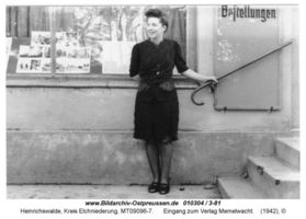 Heinrichswalde Kr. Elchniederung, Kreis Elchniederung Friedrichstraße, Heinrichswalde