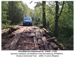 Ibenhorst, Gutsbezirk und Staatsforst, Kreis Elchniederung 