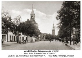 Tilsit, Stadt, Stadtkreis Tilsit Deutsche Straße