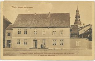Tilsit, Stadt, Stadtkreis Tilsit Schloßplatz 4 Tilsit, Schlossplatz 4, Königin-Luise-Haus XI Тильзит, Замковая площадь 4, дом королевы Луизы, XI