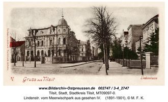 Tilsit, Stadt, Stadtkreis Tilsit Lindenstraße