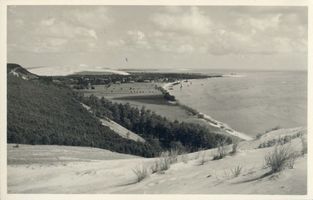 Nidden, Kreis Memel Nidden, Blick auf Nidden III Nidden, Landschaft - Ostsee - Umgebung