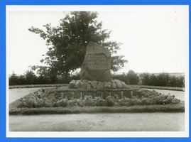 Hohenstein Kr. Osterode, Stadt, Kreis Osterode Hohenstein i. Ostpr., Feldherrnhügel, Gedächtnisstein von 1914 