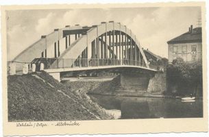 Wehlau, Kreis Wehlau Wehlau, Allebrücke Велау, мост через Алле