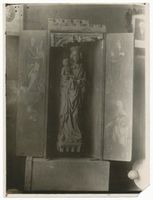  Ostpreußen, Kirche wo ? Schrein mit Marienfigur 