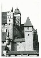 Marienburg, Westpr., Kreis Marienburg Marienburg, Hochschloss und Schlosskirche von  Südosten XXVIII Мариенбург, Верхний замок и замковая церковь с юго-востока, XXVIII