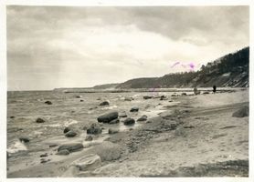 Georgenswalde, Kreis Samland Georgenswalde, Strand vor der Gausupschlucht Георгенсвальде, пляж перед ущельем Гаузуп