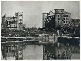 Königsberg (Pr.), Stadtkreis Königsberg Königsberg (Pr.), Zerstörte Post und Schloß Königsberg, Schloß
