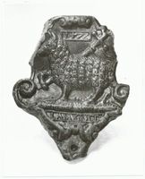 Memel, Stadt, Stadtkreis Memel Memel, Museum, Grünglasierte Eckkachel ? 
