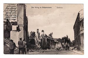 Domnau, Stadt, Kreis Bartenstein Marktplatz