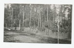 Metgethen, Ort und Bahnstation, Stadtkreis Königsberg Königsweg 12 Metgethen, Königsweg 12, Haus Hermelis Metgethen, Häuser früher und heute