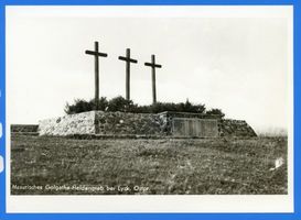 Lyck, Stadt, Kreis Lyck Lyck, Masurisches Golgatha-Heldengrab Лык, мазурская Голгофа, могила героев