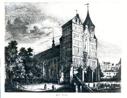 Königsberg (Pr.), Stadtkreis Königsberg Königsberg (Pr.), Dom, Lithographie V Königsberg, Dom