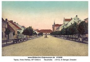 Tapiau, Kreis Wehlau Neustraße  