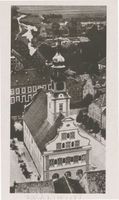 Braunsberg Kr. Braunsberg, Kreis Braunsberg Braunsberg Kr. Braunsberg, Rathaus und Blick über die Stadt Braunsberg, Rathaus