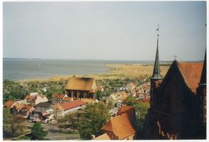 Frauenburg, Kreis Braunsberg Frauenburg, Blick auf die Stadt und das Haff II Frauenburg, Dom