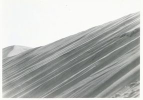 Nidden, Kreis Memel Nidden, Steilhang der Düne zum Haff Kurische Nehrung, Dünen