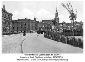 Insterburg, Stadt, Stadtkreis Insterburg Mühlendamm