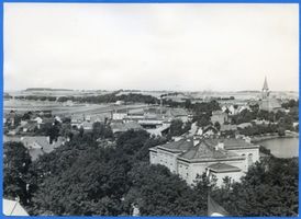 Ortelsburg, Stadt, Kreis Ortelsburg Ortelsburg, Blick vom Rathausturm, Teilansicht 