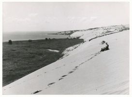  Kurische Nehrung, Wanderdüne bei Schwarzort Kurisches Haff