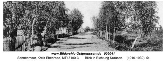 Sonnenmoor, Kreis Ebenrode 