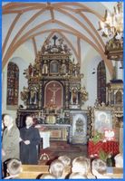 Angerburg Kr. Angerburg, Stadt, Kreis Angerburg Angerburg, Innenraum der evangelischen Kirche VI Angerburg, Kirchen