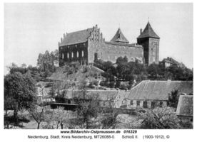 Neidenburg, Stadt, Kreis Neidenburg  Neidenburg, Schloß