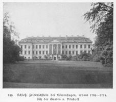 Löwenhagen, Ort, Kreis Samland Löwenhagen, Schloß Friedrichstein erbaut 1709-1714, IV 