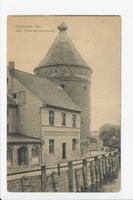 Guttstadt, Kreis Heilsberg Guttstadt, Alter Turm mit Storchennest 