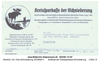 Neukirch, Ort, Kreis Elchniederung Hauptstraße