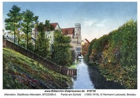 Allenstein, Stadtkreis Allenstein  Allenstein, Schloß