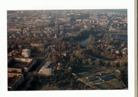 Tilsit, Stadt, Stadtkreis Tilsit Tilsit, Blick von Süden auf die südliche Stadt, Luftbild 