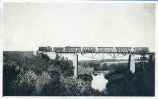  Angerapp, Eisenbahnbrücke über die Angerapp 