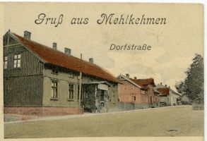 Birkenmühle, Kreis Ebenrode Mehlkehmen, Dorfstraße 